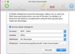 Descargar vídeos 4K en Mac y PC