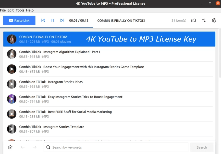 4K YouTube to MP3 Crack