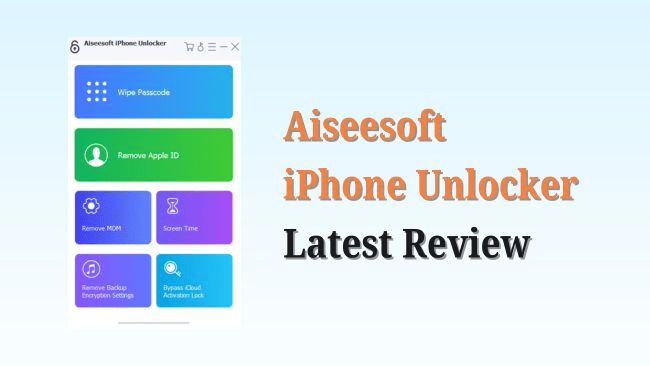 Aiseesoft iPhone Unlocker Crack